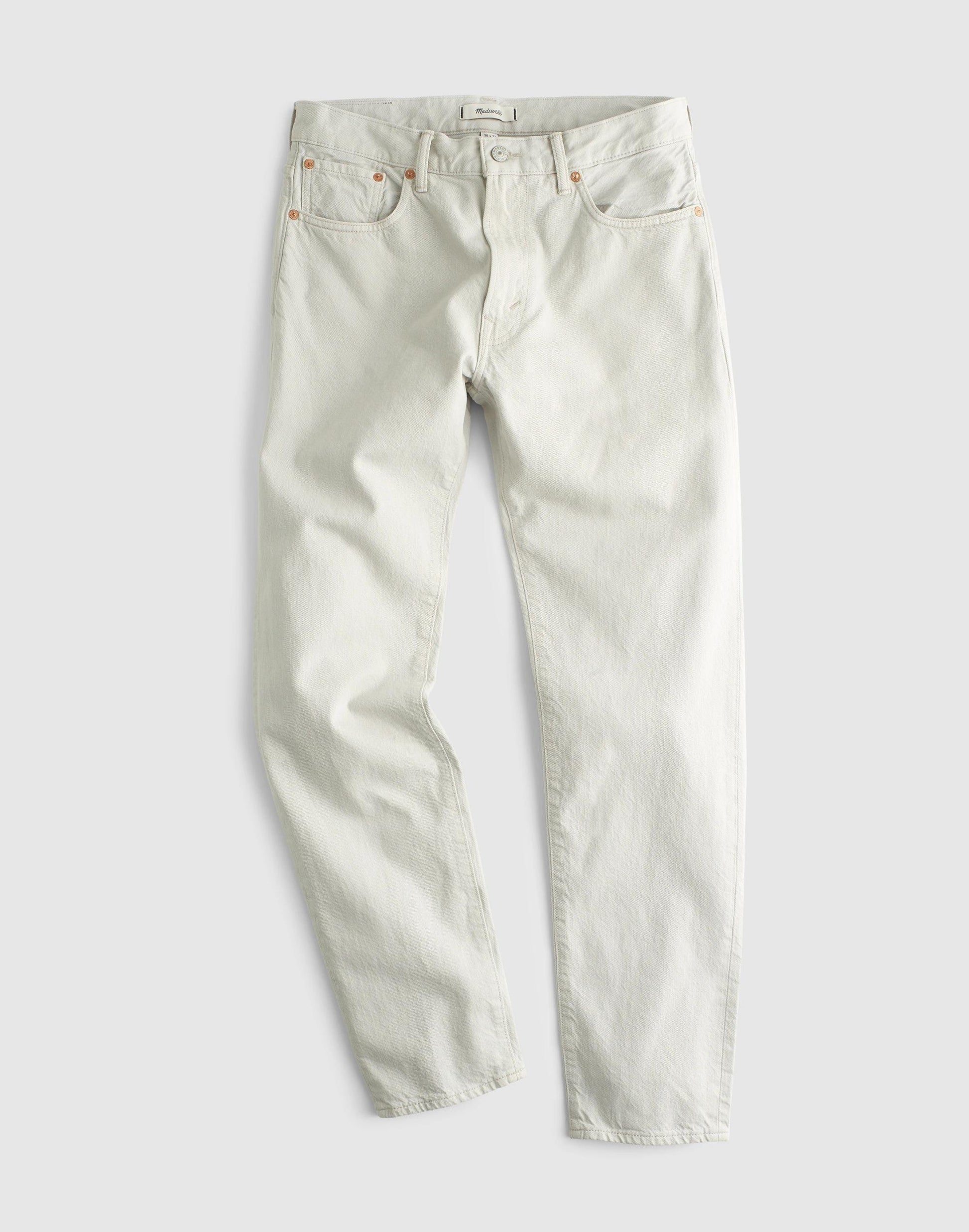 Relaxed Taper Jeans in Summerweight Denim Aluminum | Madewell