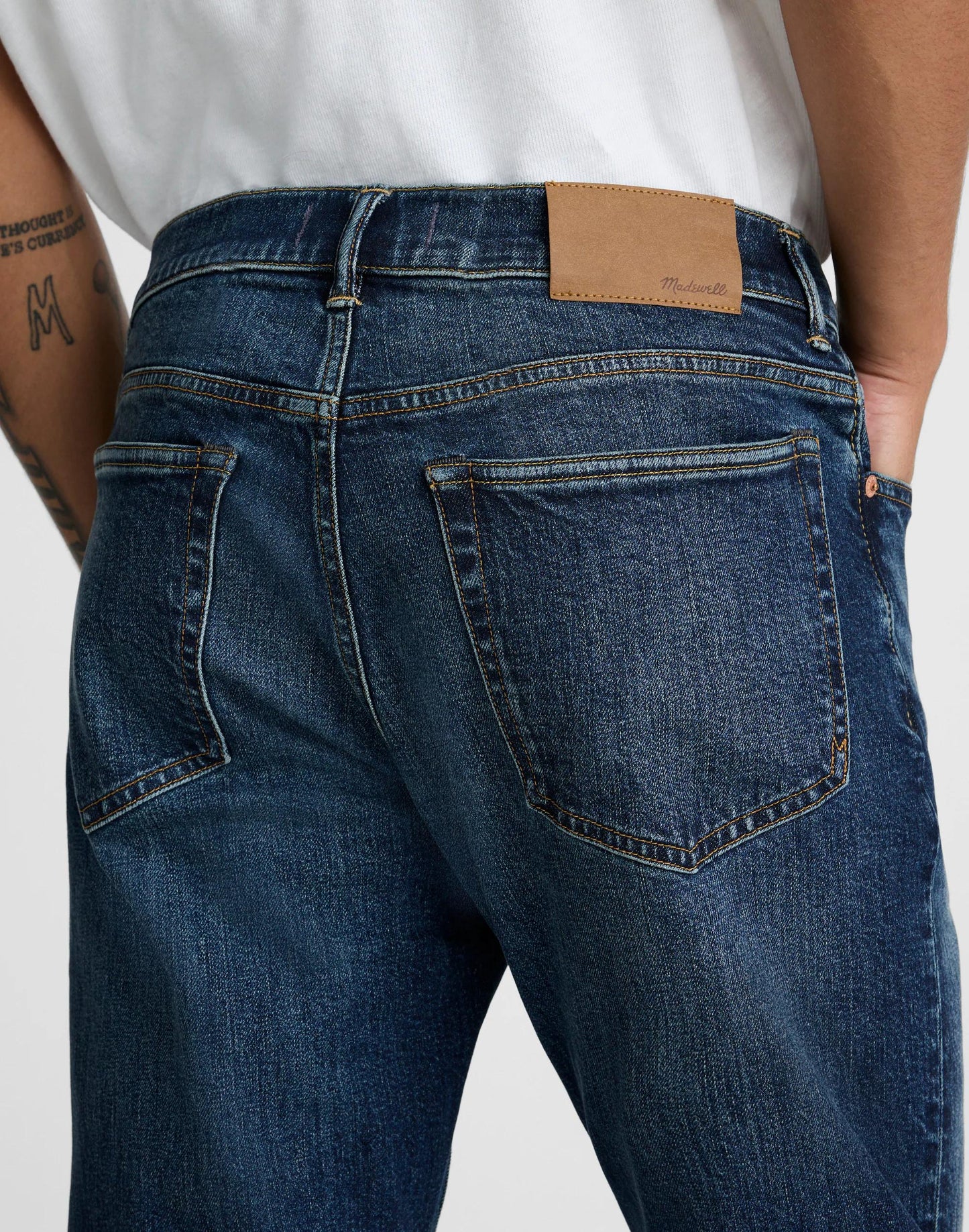 Athletic Slim Jeans Danden Wash | Madewell