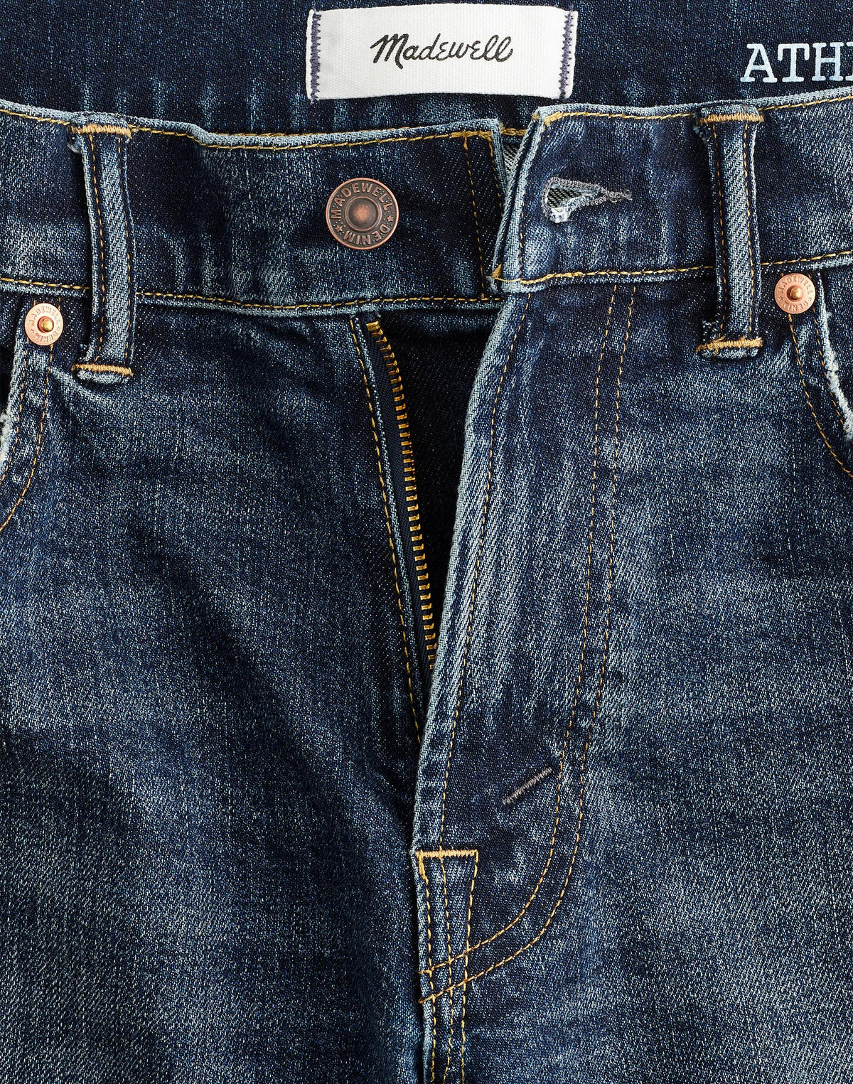 Athletic Slim Jeans Danden Wash | Madewell