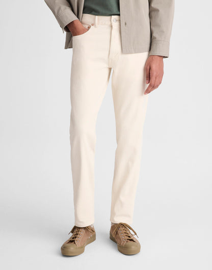 Relaxed Taper Jeans in Comfort Selvedge Ecru | Madewell