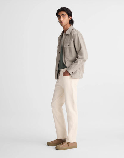 Relaxed Taper Jeans in Comfort Selvedge Ecru | Madewell
