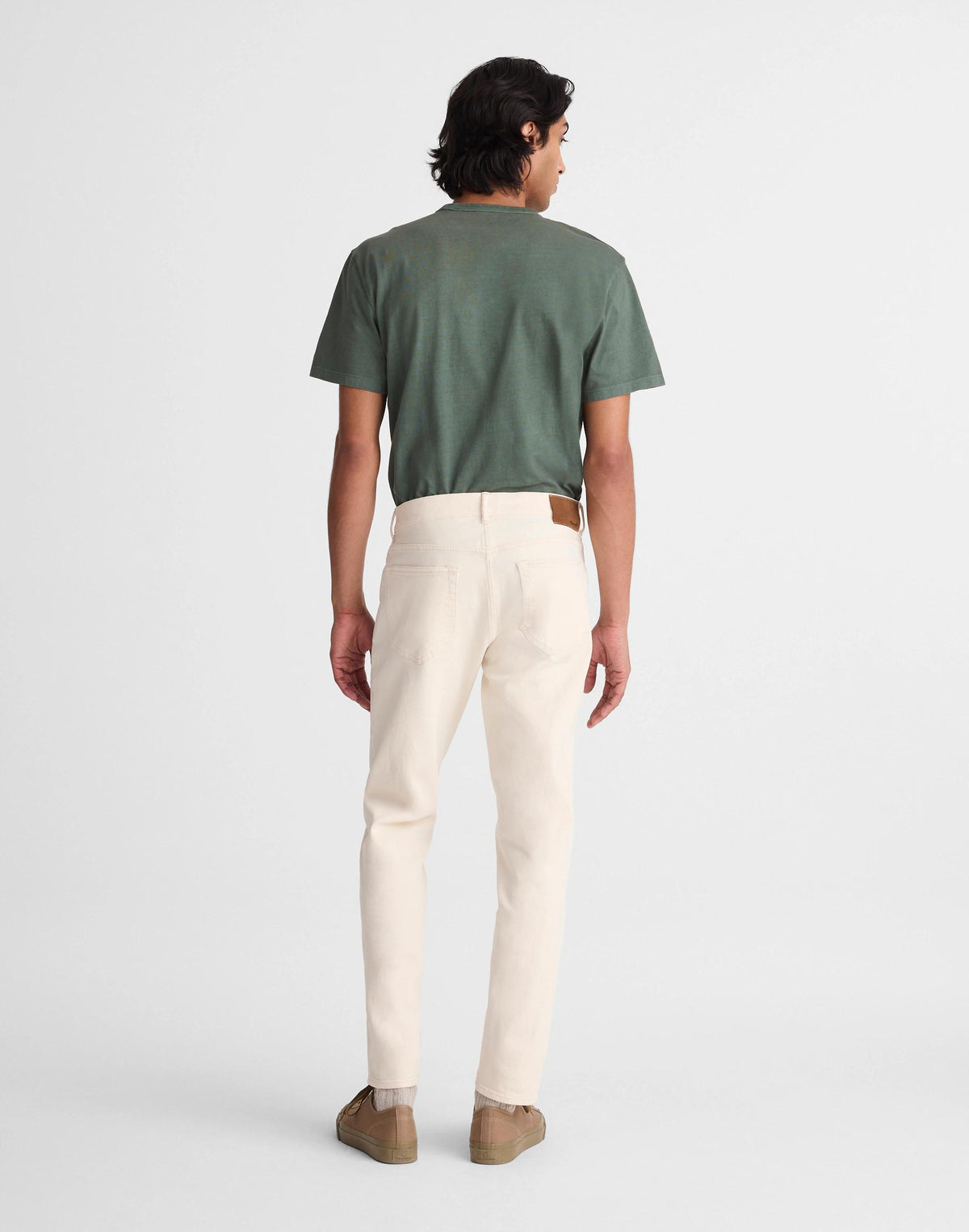 Relaxed Taper Jeans in Comfort Selvedge Ecru | Madewell