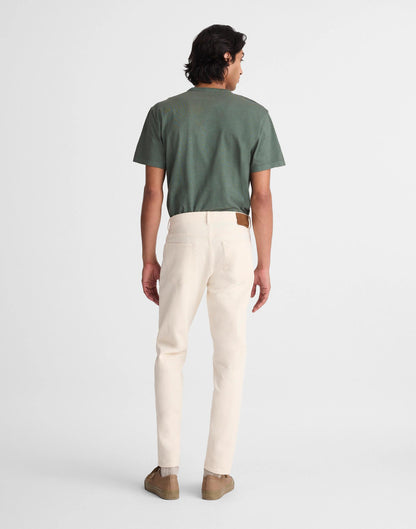 Relaxed Taper Jeans in Comfort Selvedge Ecru | Madewell