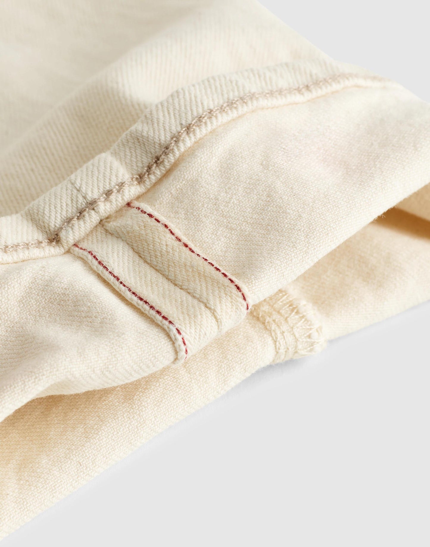 Relaxed Taper Jeans in Comfort Selvedge Ecru | Madewell