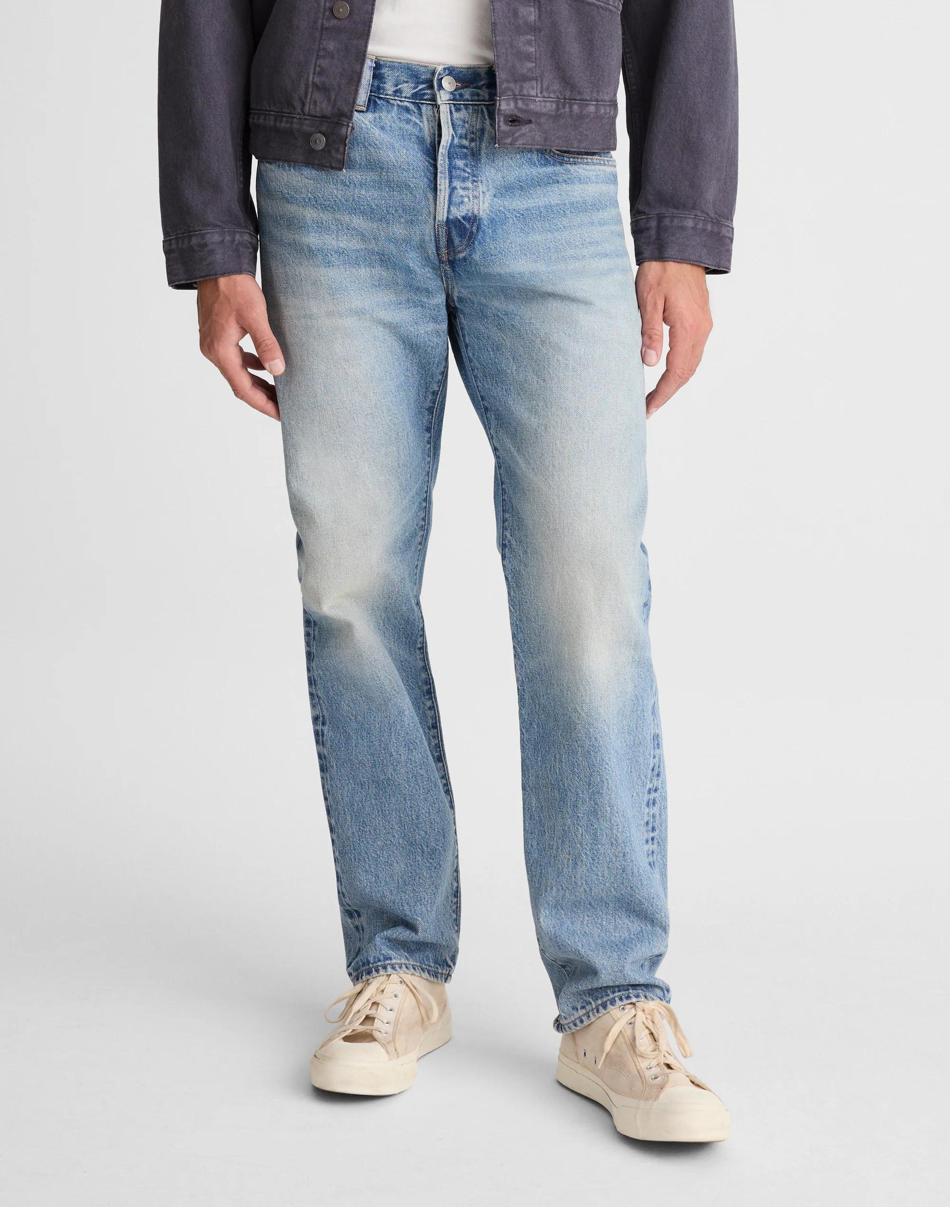 The 1991 Straight-Leg Jean in Japanese Selvedge Lamina Wash | Madewell