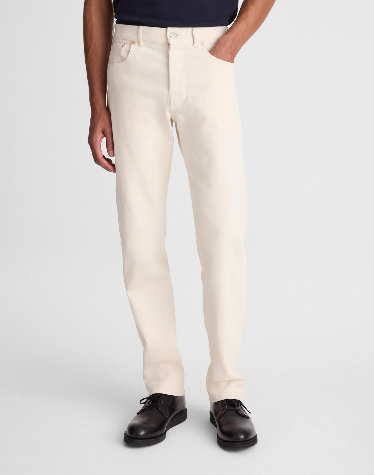 The 1991 Straight-Leg Jean in Artisan Comfort Selvedge Ecru | Madewell