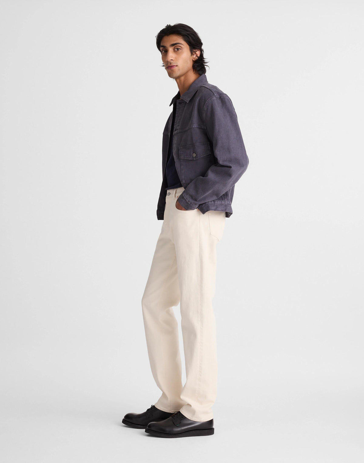 The 1991 Straight-Leg Jean in Artisan Comfort Selvedge Ecru | Madewell