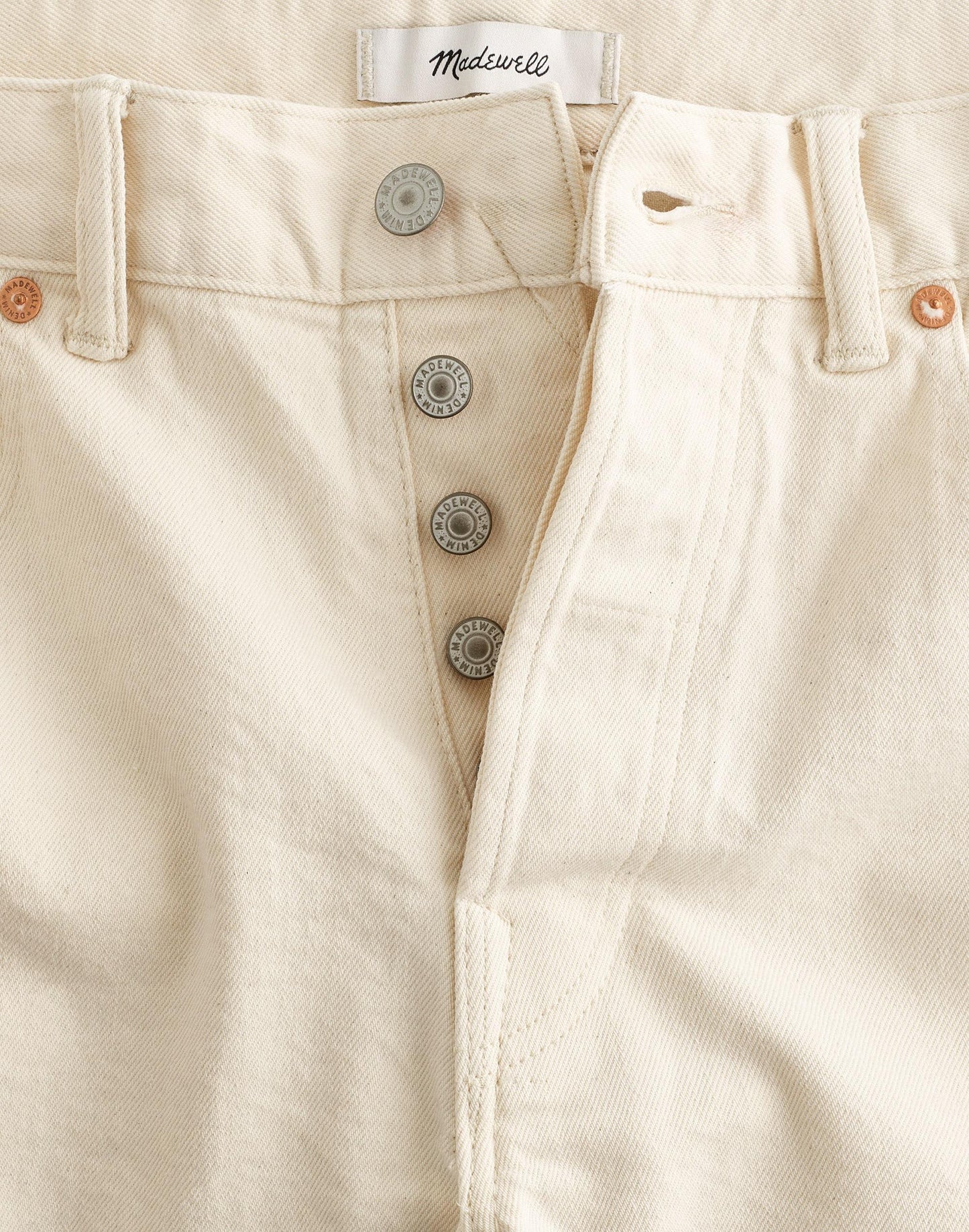 The 1991 Straight-Leg Jean in Artisan Comfort Selvedge Ecru | Madewell
