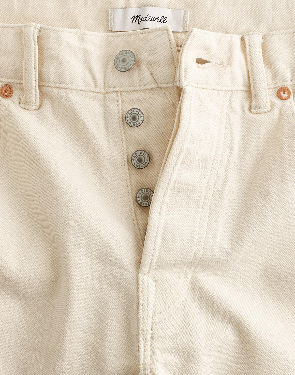 The 1991 Straight-Leg Jean in Artisan Comfort Selvedge Ecru | Madewell