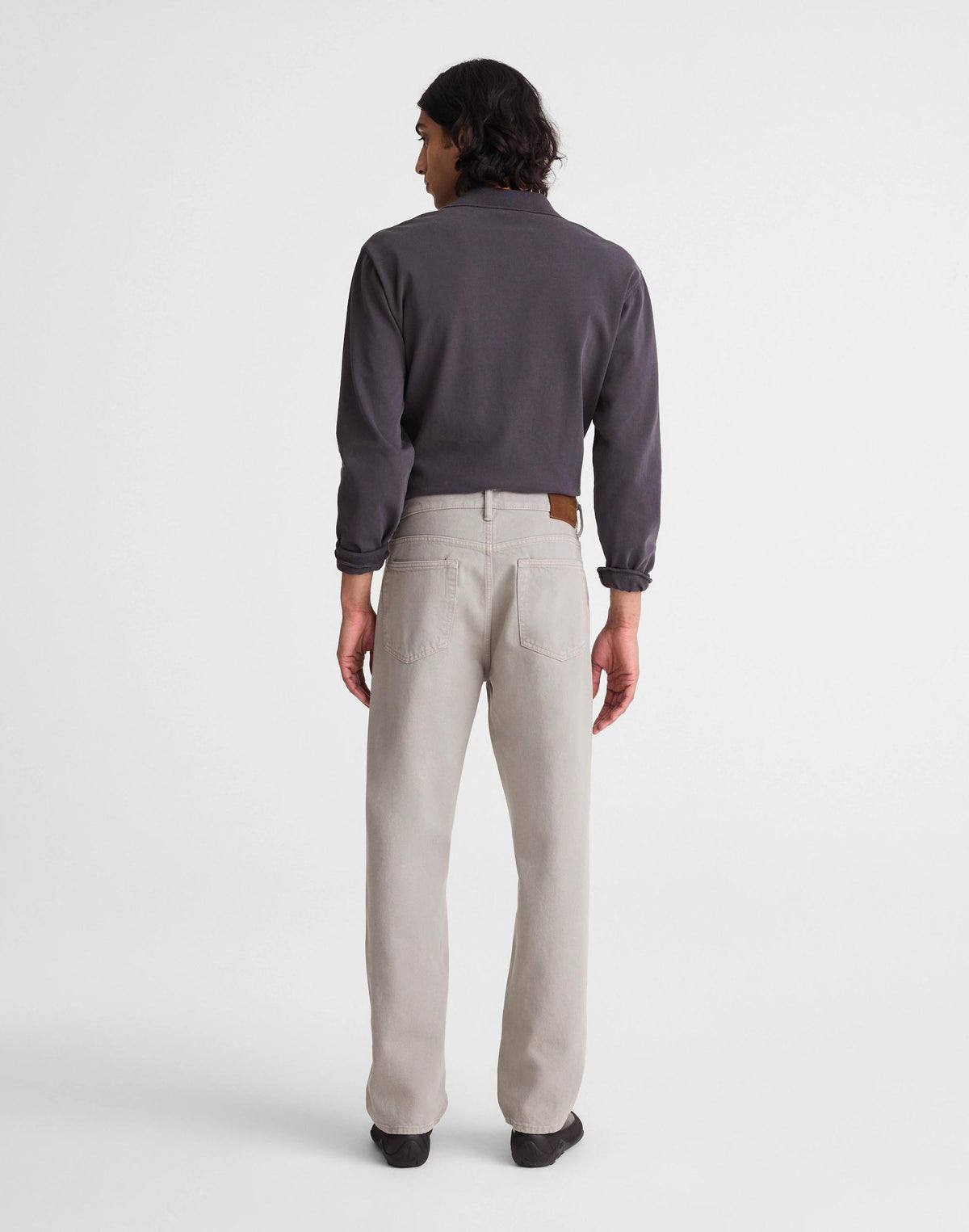 The 1991 Loose Straight Jean in Garment Dye Washed Olive | Madewell
