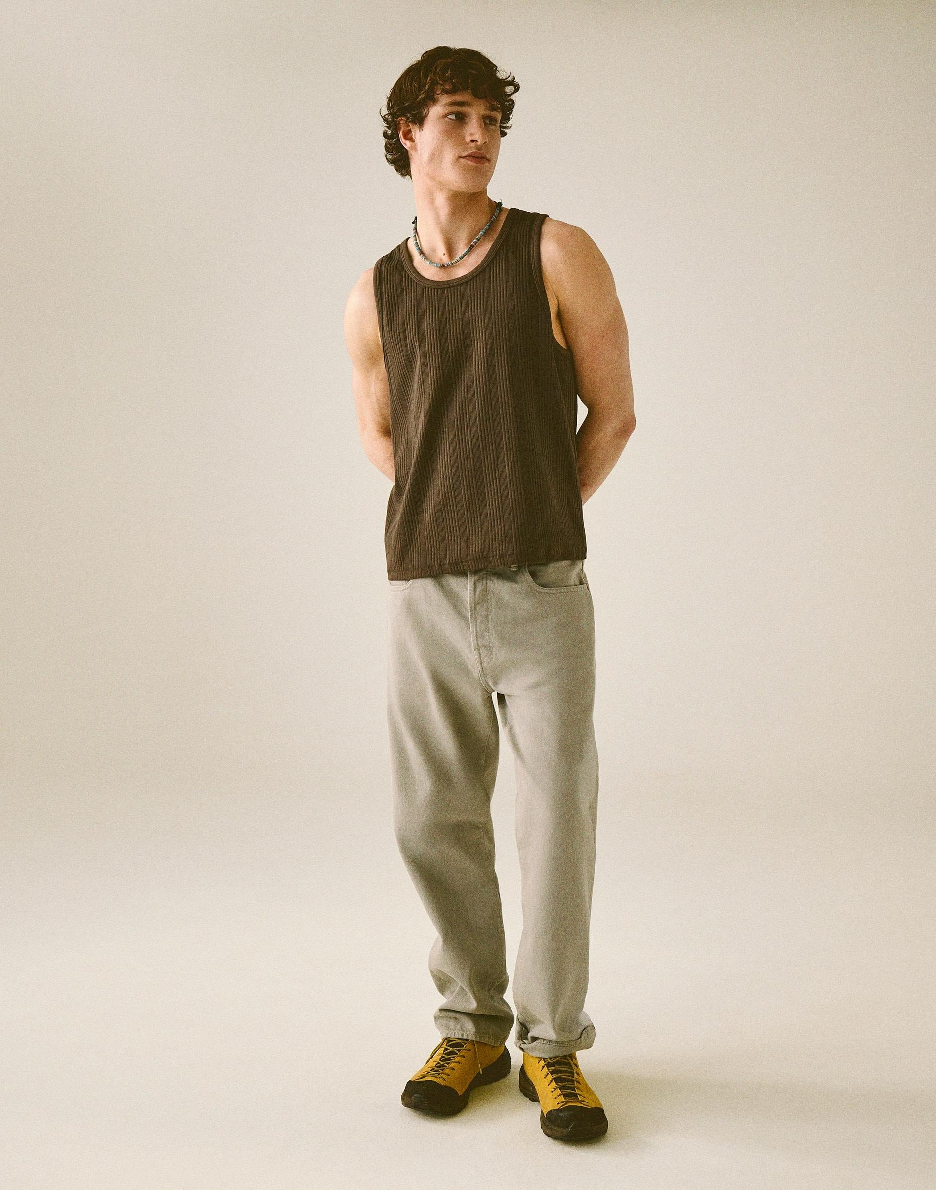 The 1991 Loose Straight Jean in Garment Dye Washed Olive | Madewell