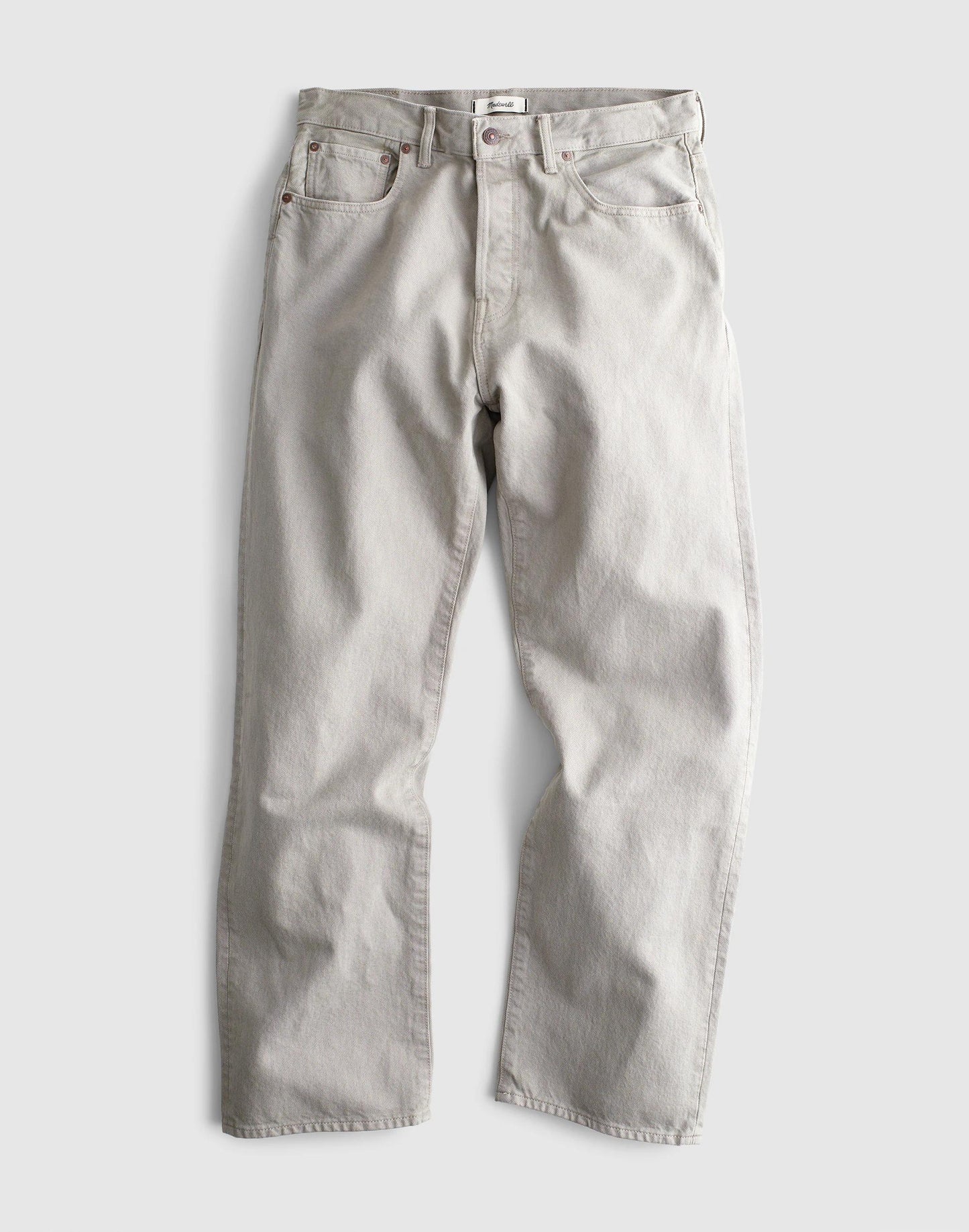 The 1991 Loose Straight Jean in Garment Dye Washed Olive | Madewell