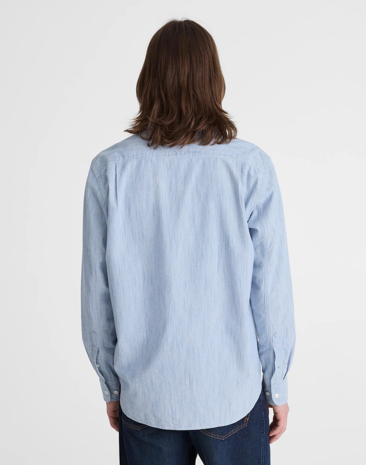 The Allday Shirt in Indigo Stripe Monaca Stripe | Madewell