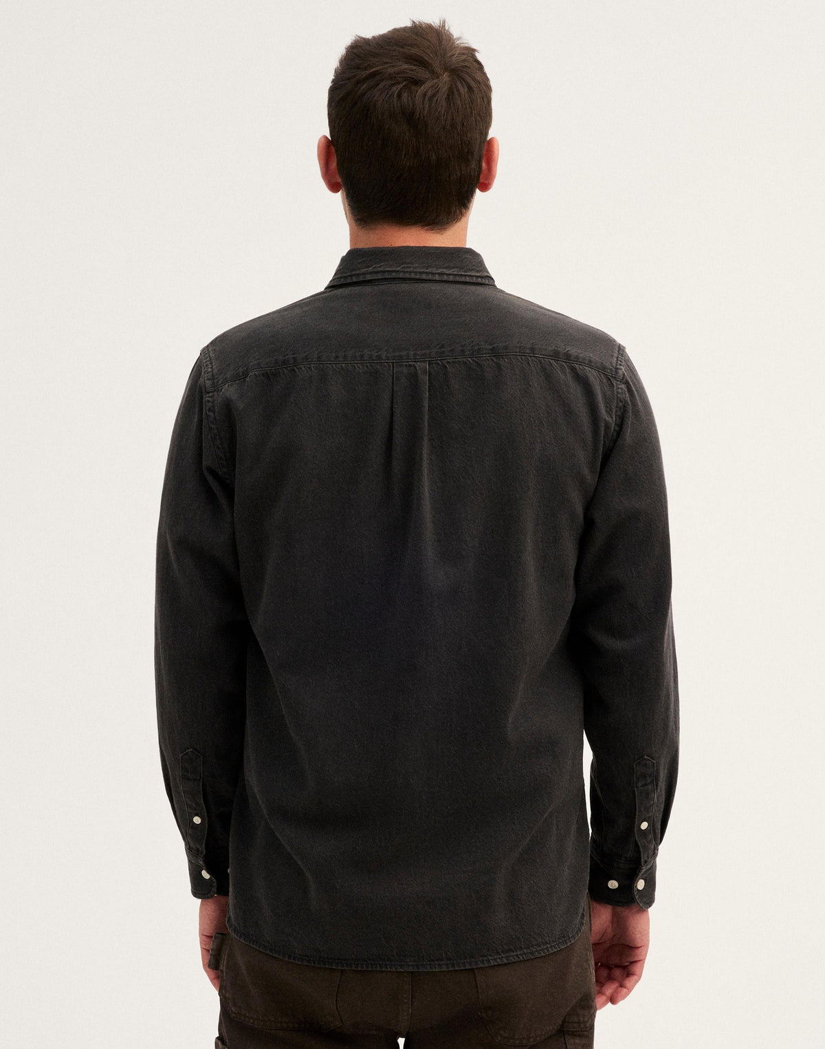 Single-Pocket Shirt in SoftFade Denim Draughton Wash | Madewell