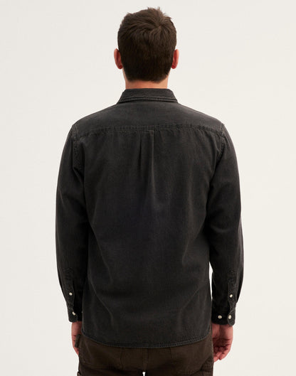 Single-Pocket Shirt in SoftFade Denim Draughton Wash | Madewell