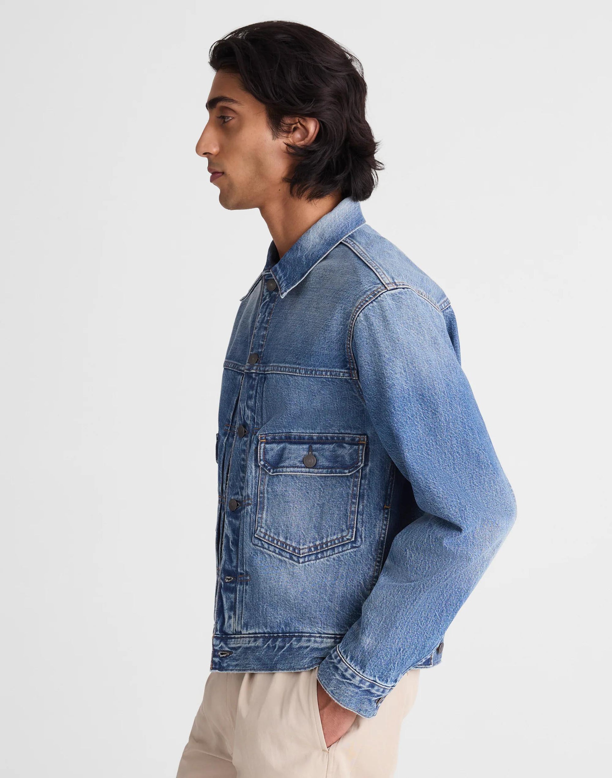 Denim Type 2 Trucker Jacket Carson Wash | Madewell