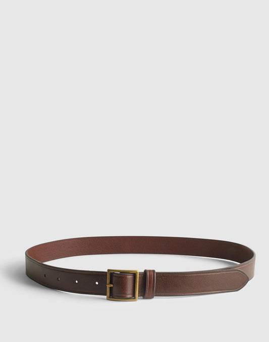 Modern Garrison Leather Belt Cherry Wood | Madewell