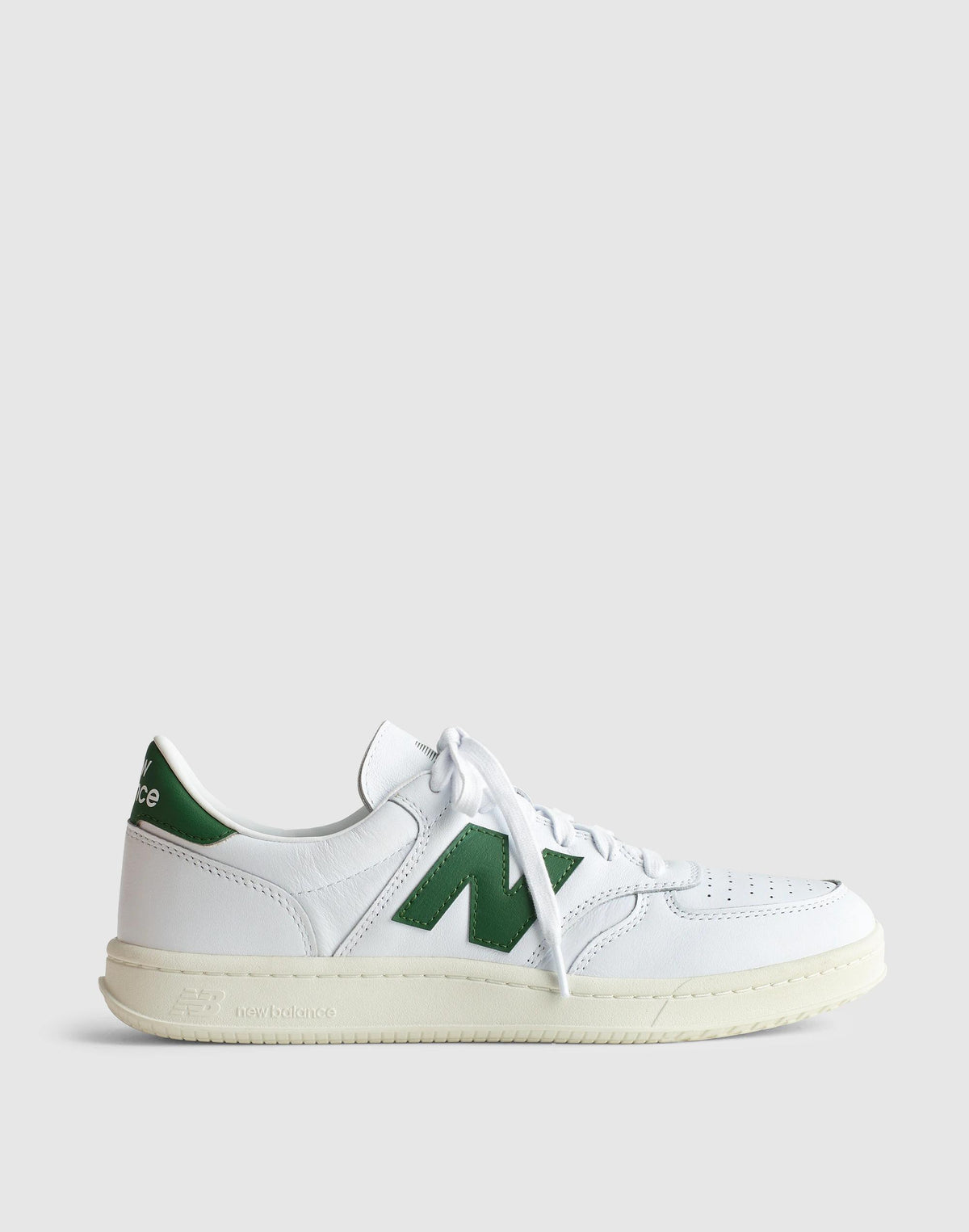 New Balance® T500 Sneakers White Dark Alpine Green | Madewell
