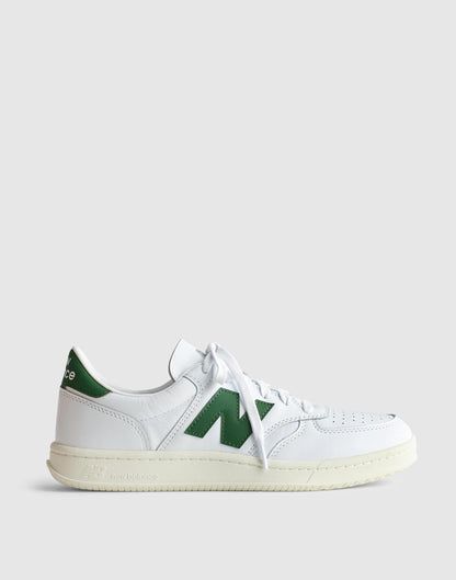 New Balance® T500 Sneakers White Dark Alpine Green | Madewell