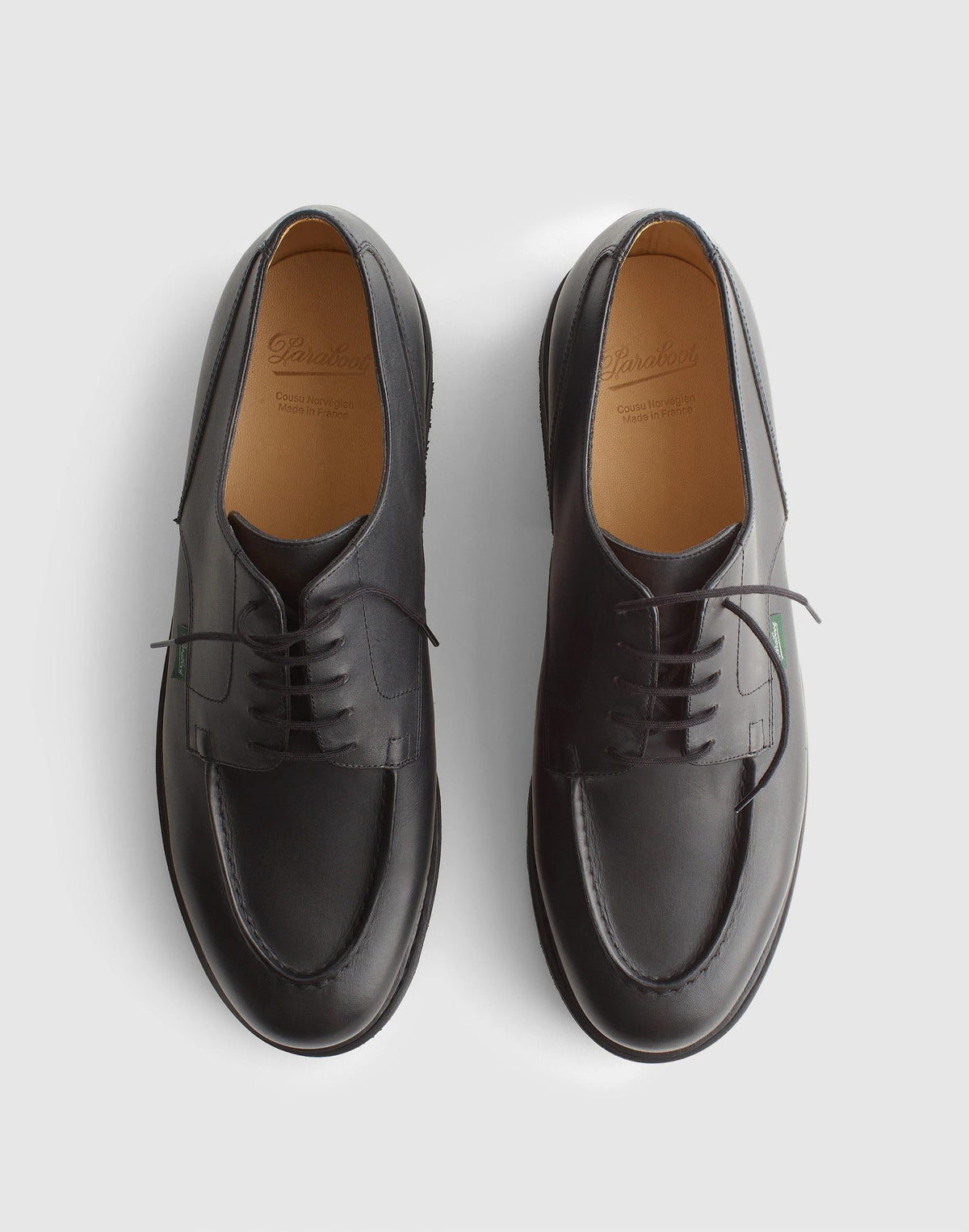 Paraboot Chambord Leather Derby Shoes Black | Madewell