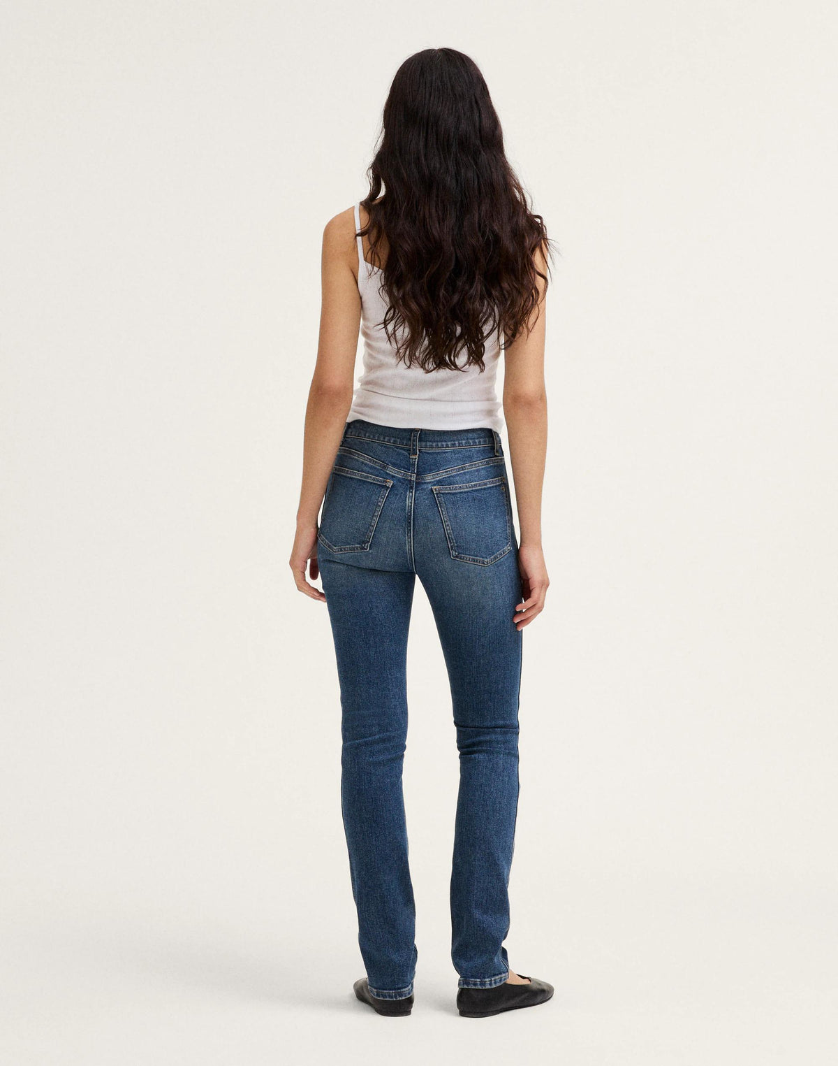 The Pencil Jean in Super Stretch Denim Concho Wash | Madewell