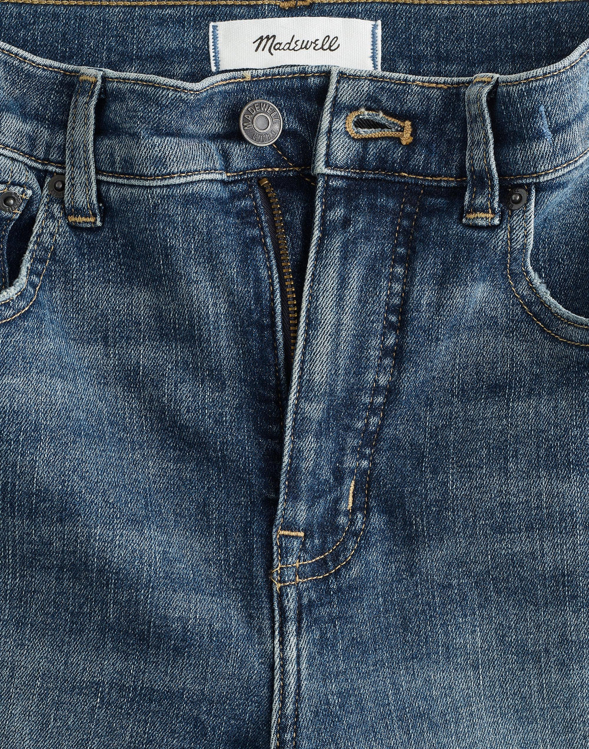The Pencil Jean in Super Stretch Denim Concho Wash | Madewell