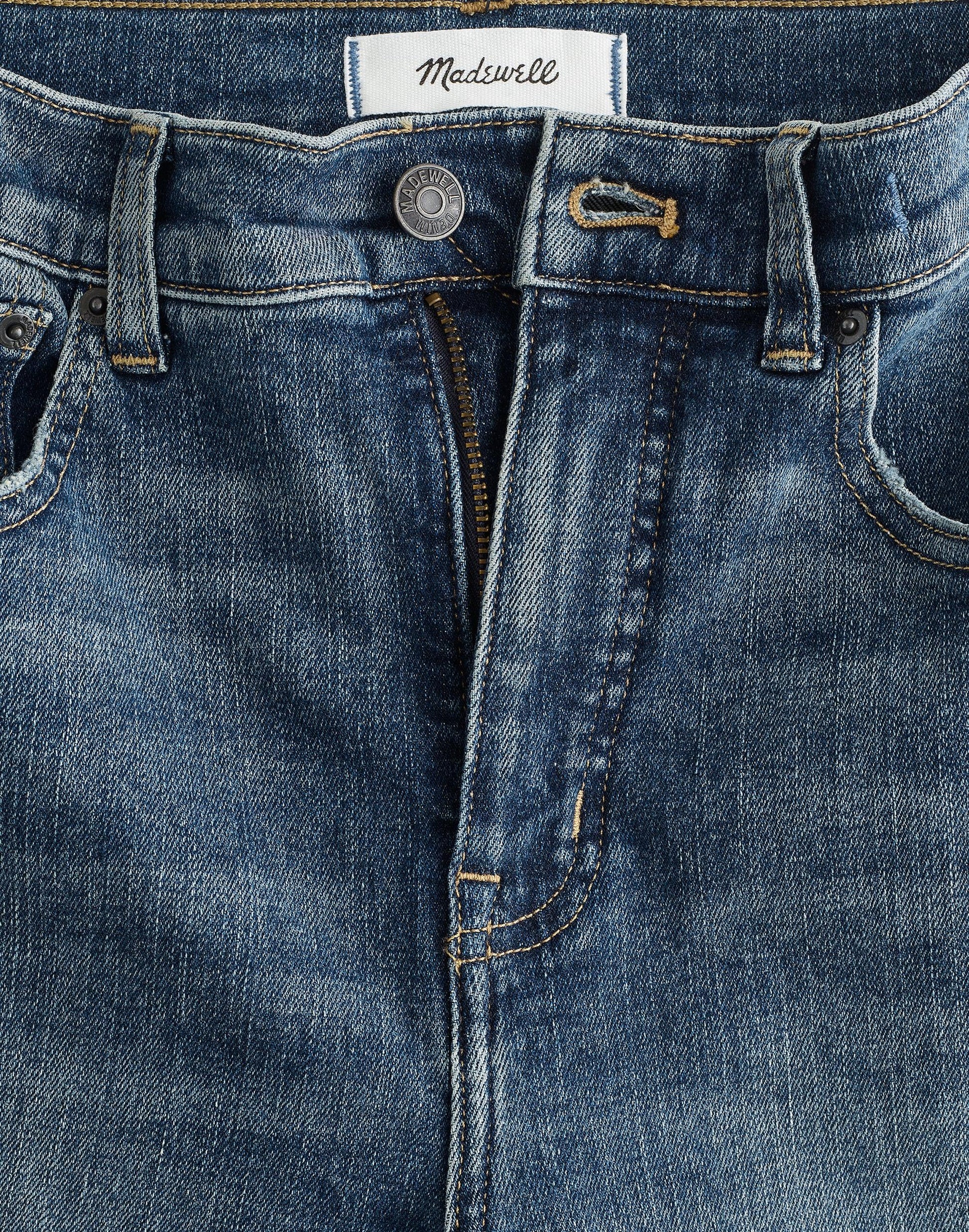 The Pencil Jean in Super Stretch Denim Concho Wash | Madewell