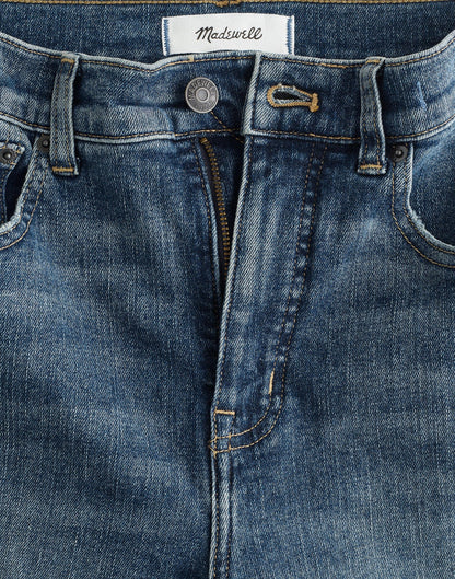 The Pencil Jean in Super Stretch Denim Concho Wash | Madewell