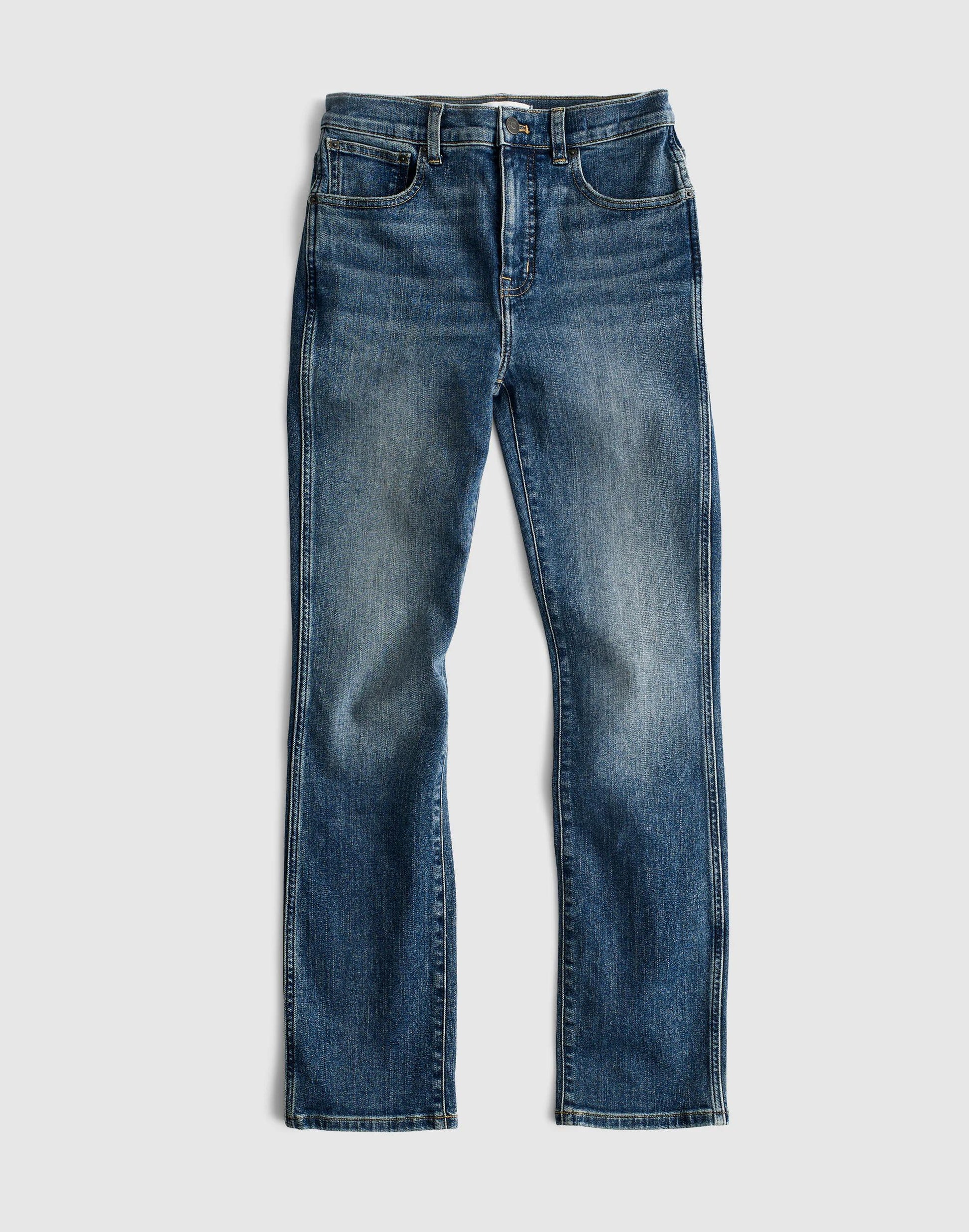The Pencil Jean in Super Stretch Denim Concho Wash | Madewell