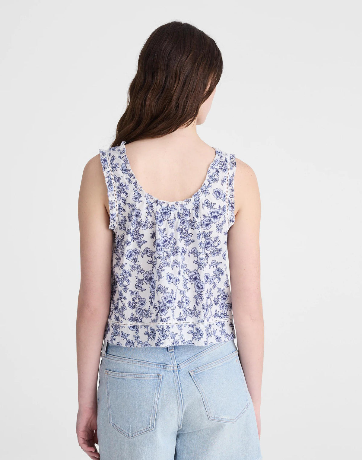 The Leah Top Sky Blue | Madewell