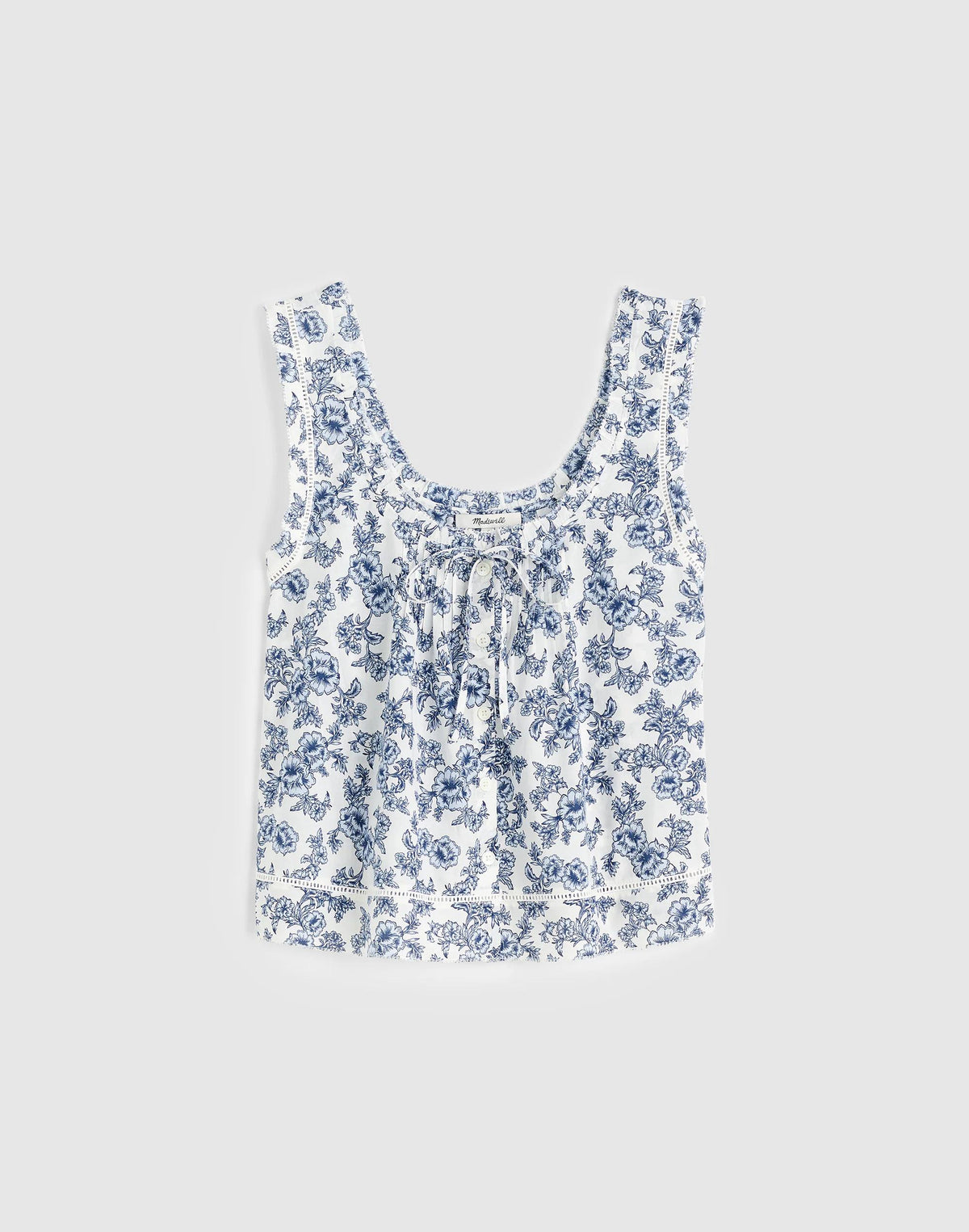 The Leah Top Sky Blue | Madewell