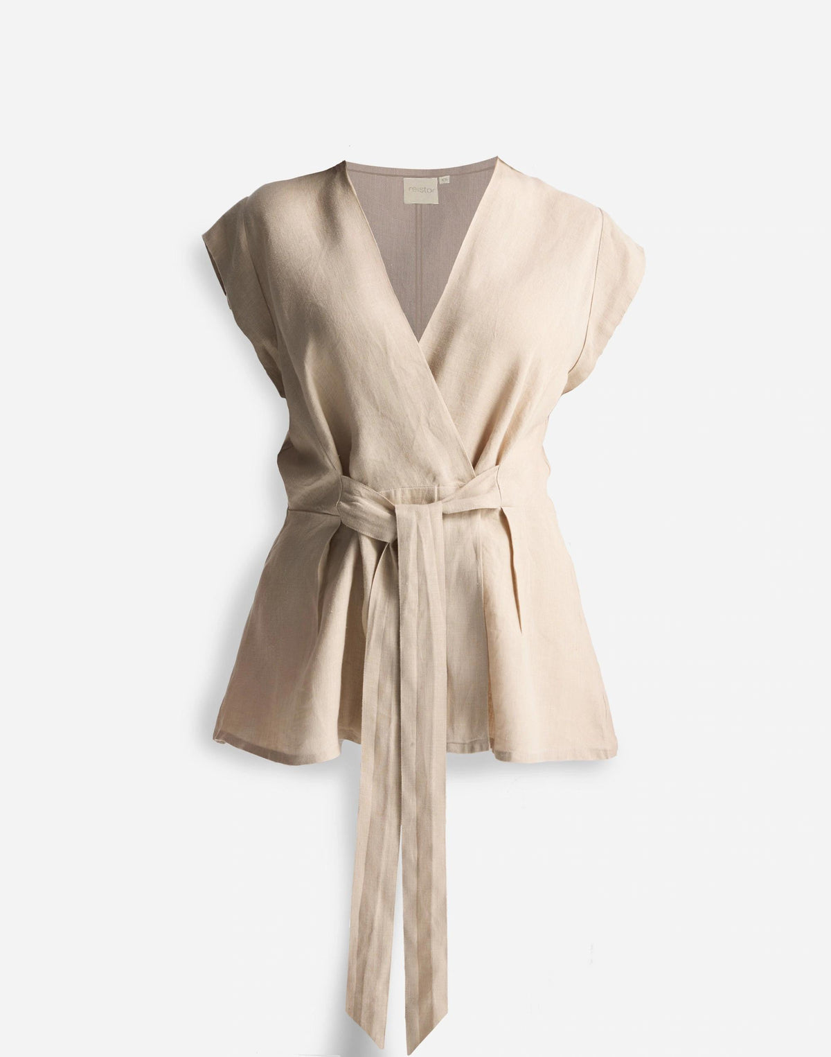 Reistor® Power Moves Hemp Short Sleeve Top in Neutral Beige Beige | Madewell