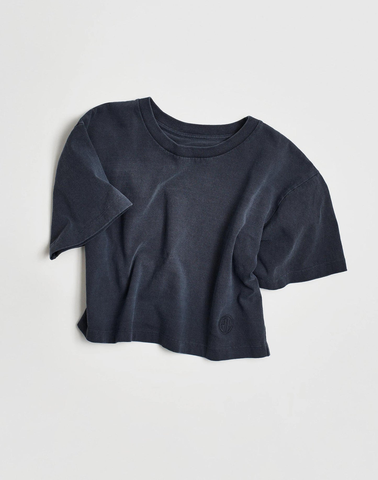 Madewell x Benjamin Talley Smith The Sullivan Boxy Crop Tee Classic Navy | Madewell