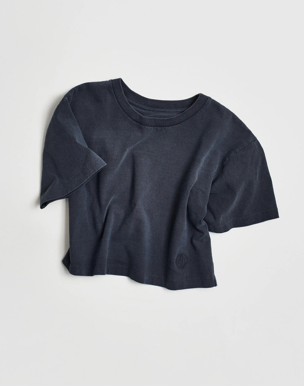 Madewell x Benjamin Talley Smith The Sullivan Boxy Crop Tee Classic Navy | Madewell