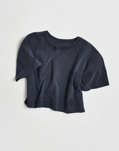Madewell x Benjamin Talley Smith The Sullivan Boxy Crop Tee Classic Navy | Madewell