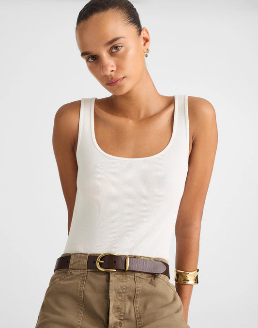 Scoopneck Tank White | Madewell