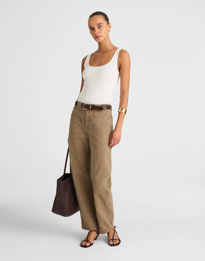 Scoopneck Tank White | Madewell