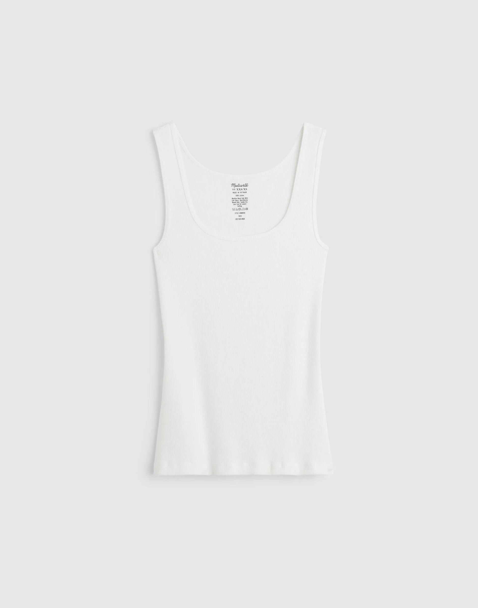 Scoopneck Tank White | Madewell