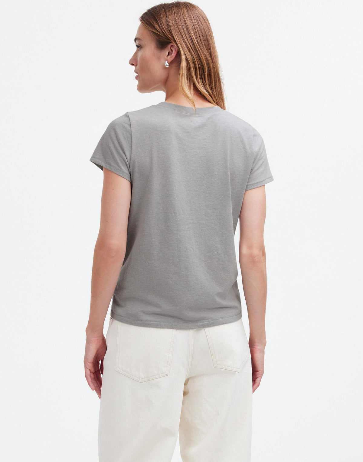 Northside Vintage Tee Light Hthr Grey | Madewell