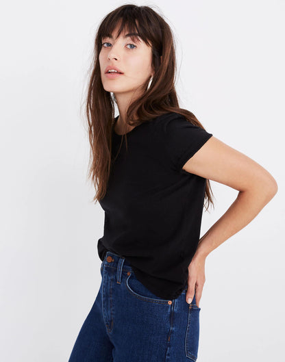 Northside Vintage Tee True Black | Madewell