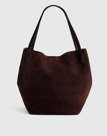 The Shopper Tote Dark Carob | Madewell