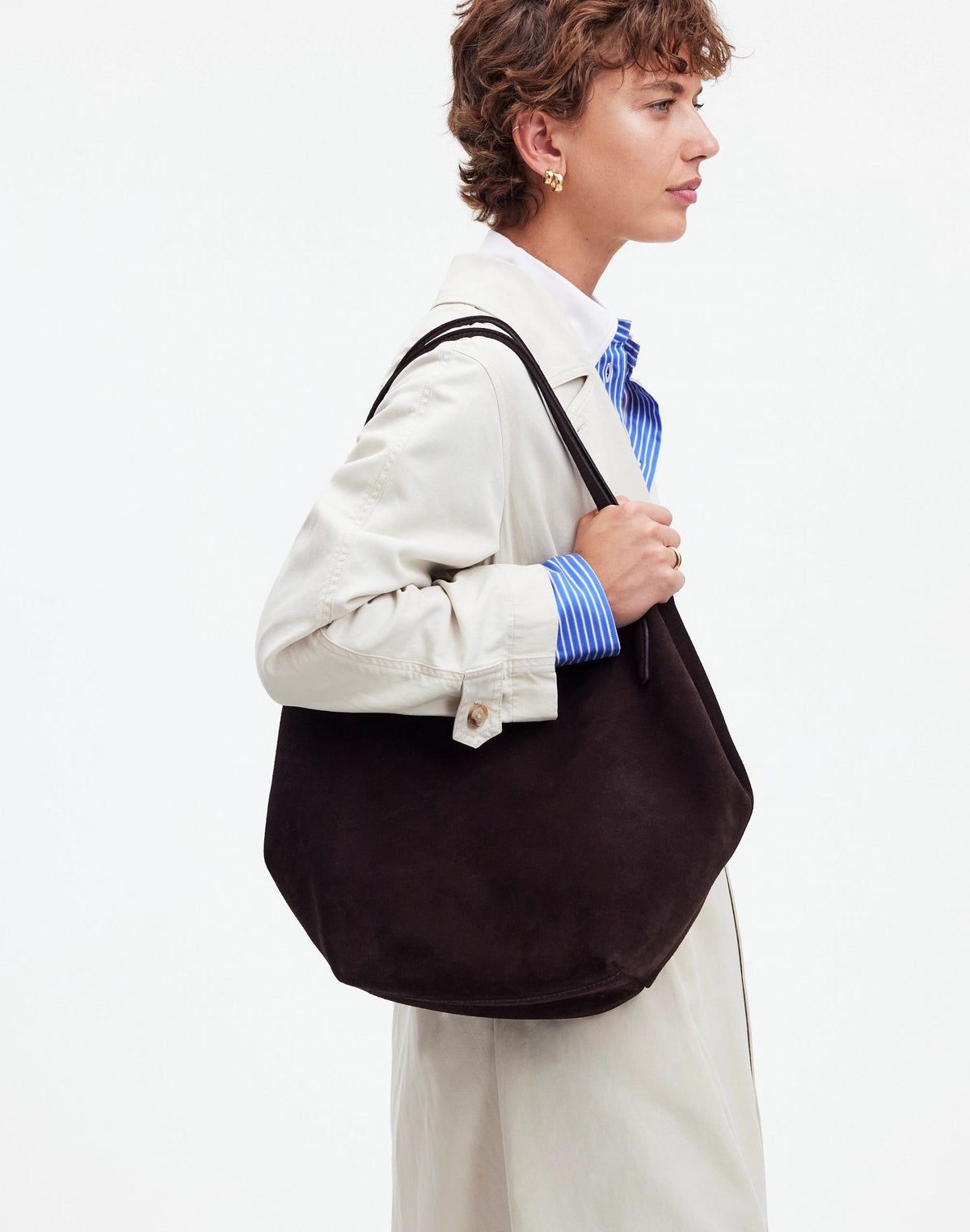 The Shopper Tote Dark Carob | Madewell