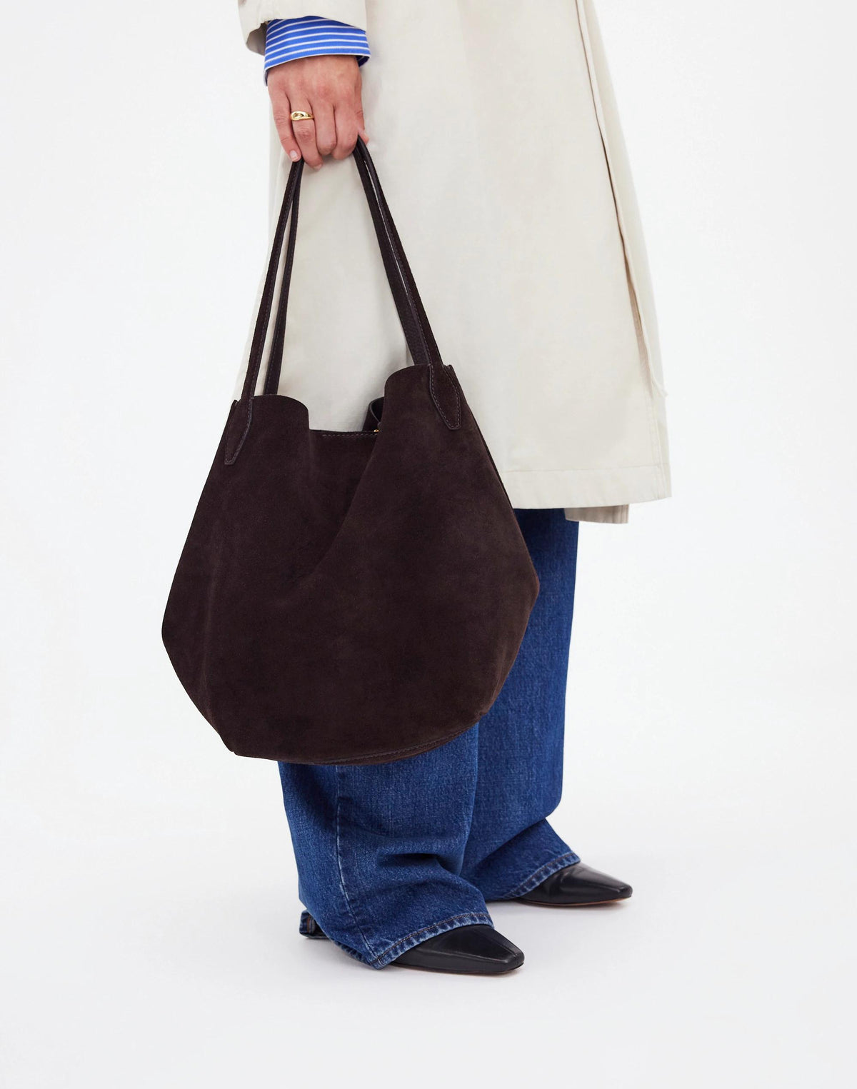 The Shopper Tote Dark Carob | Madewell