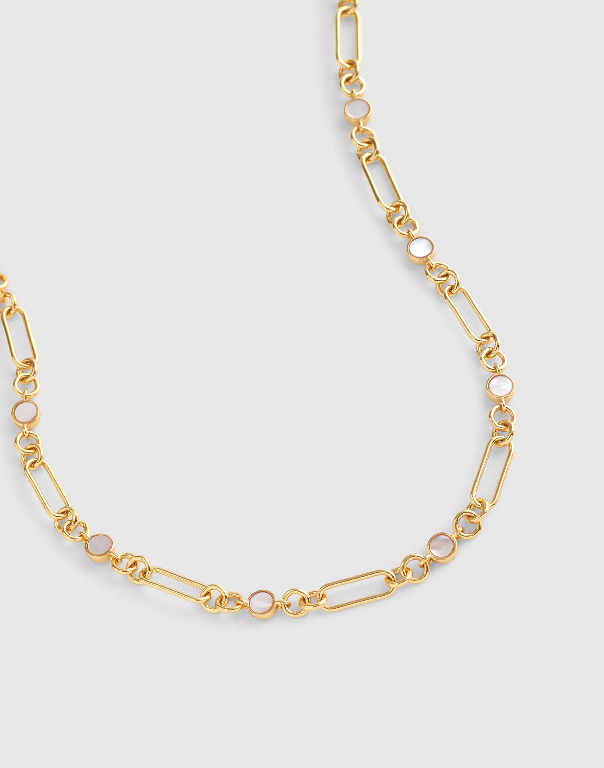 Mother-of-Pearl Mixed-Link Chain Necklace Mother Of Pearl | Madewell