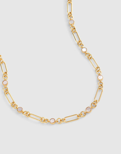 Mother-of-Pearl Mixed-Link Chain Necklace Mother Of Pearl | Madewell