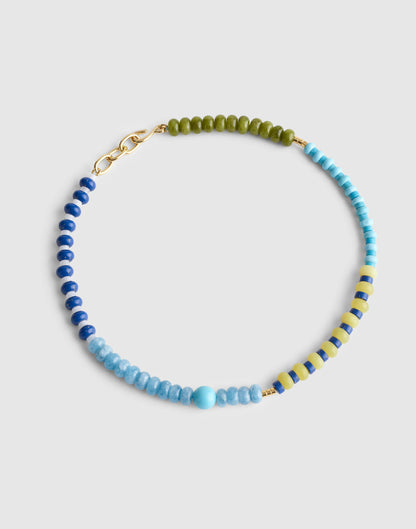 Semiprecious Beaded Choker Necklace Classic Indigo | Madewell
