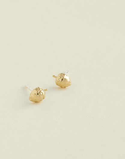 Demi-Fine Strawberry Stud Earrings 14k Gold | Madewell
