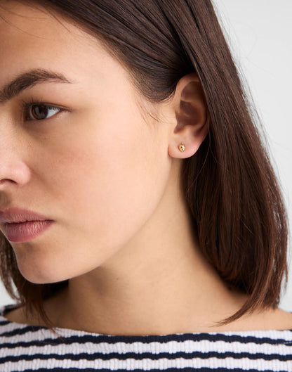 Demi-Fine Strawberry Stud Earrings 14k Gold | Madewell