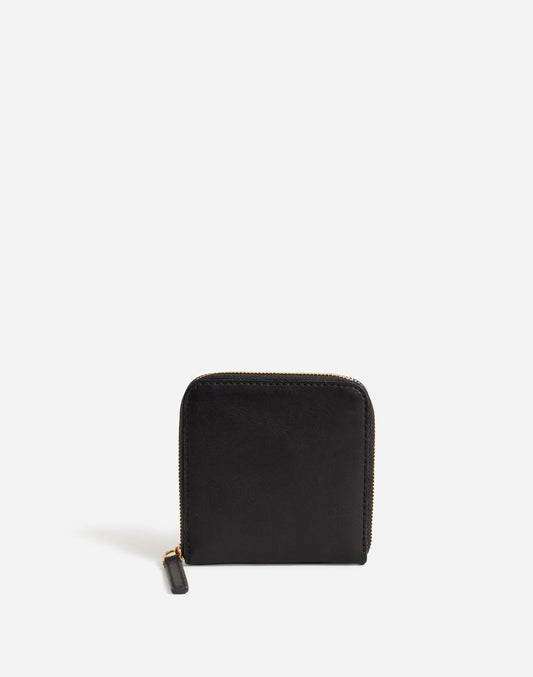The Essential Zip Wallet True Black | Madewell