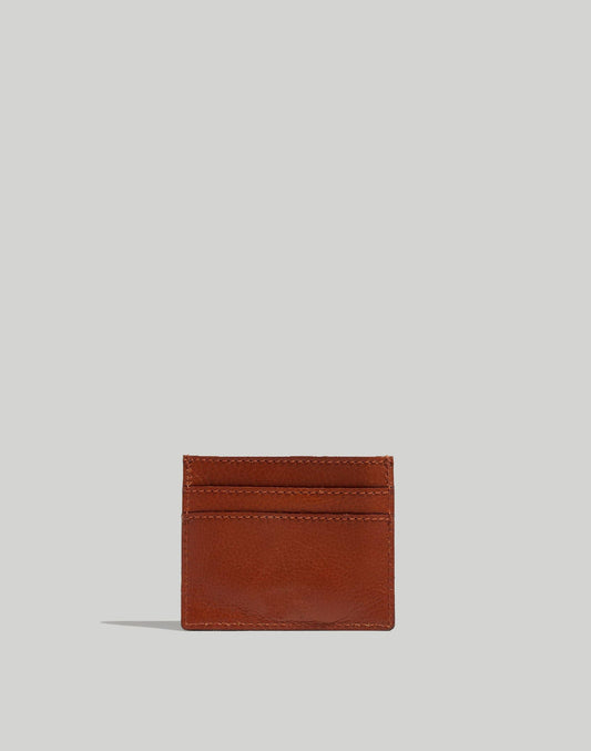 The Card Case English Saddle | Madewell